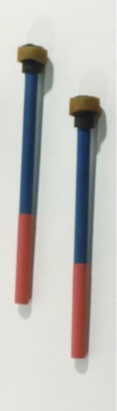 Pair of cello and guitar pan mallets